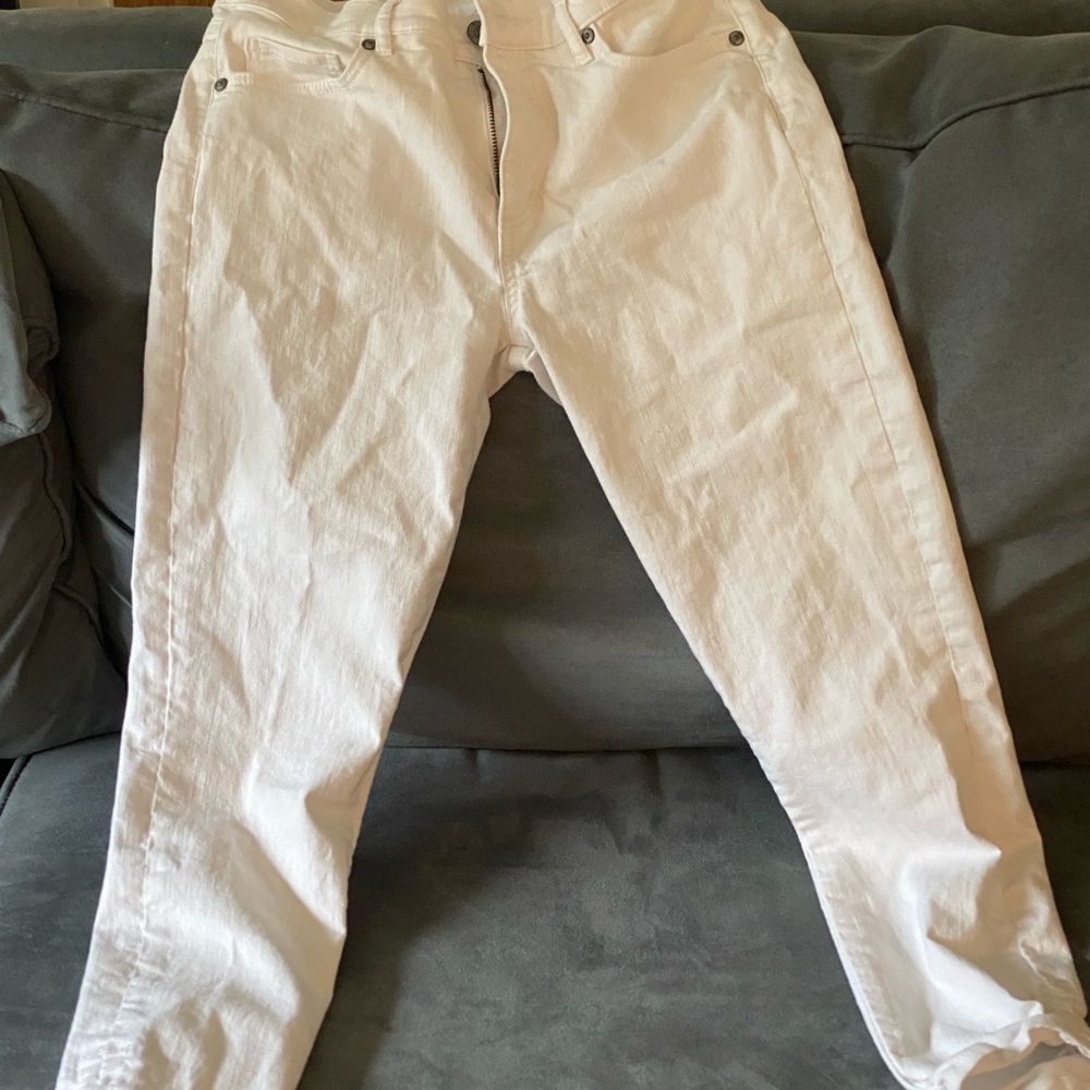 LOFT white jean